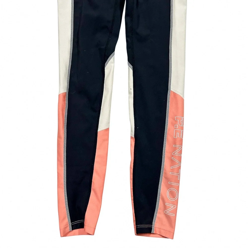 PE Nation‎ Forward Pass Leggings Women's Size XS Extra Small Yoga Pants Preppy